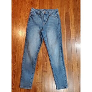 Womens No Boundaries NoBo Jeans 13 Blue Skinny Stretch Med Wash Hi Rise Jegging